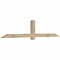 Ekena Millwork Eugene Rough Sawn Timber Gable Bracket, Douglas Fir, 96"W x 20"H x 4"D x 4"F, 5/12 Pitch GBW096X20X0404EUG00RDF - alternate 5